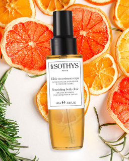 Olio corpo secco e nutriente Sothys fiori d'arancio e legno di cedro